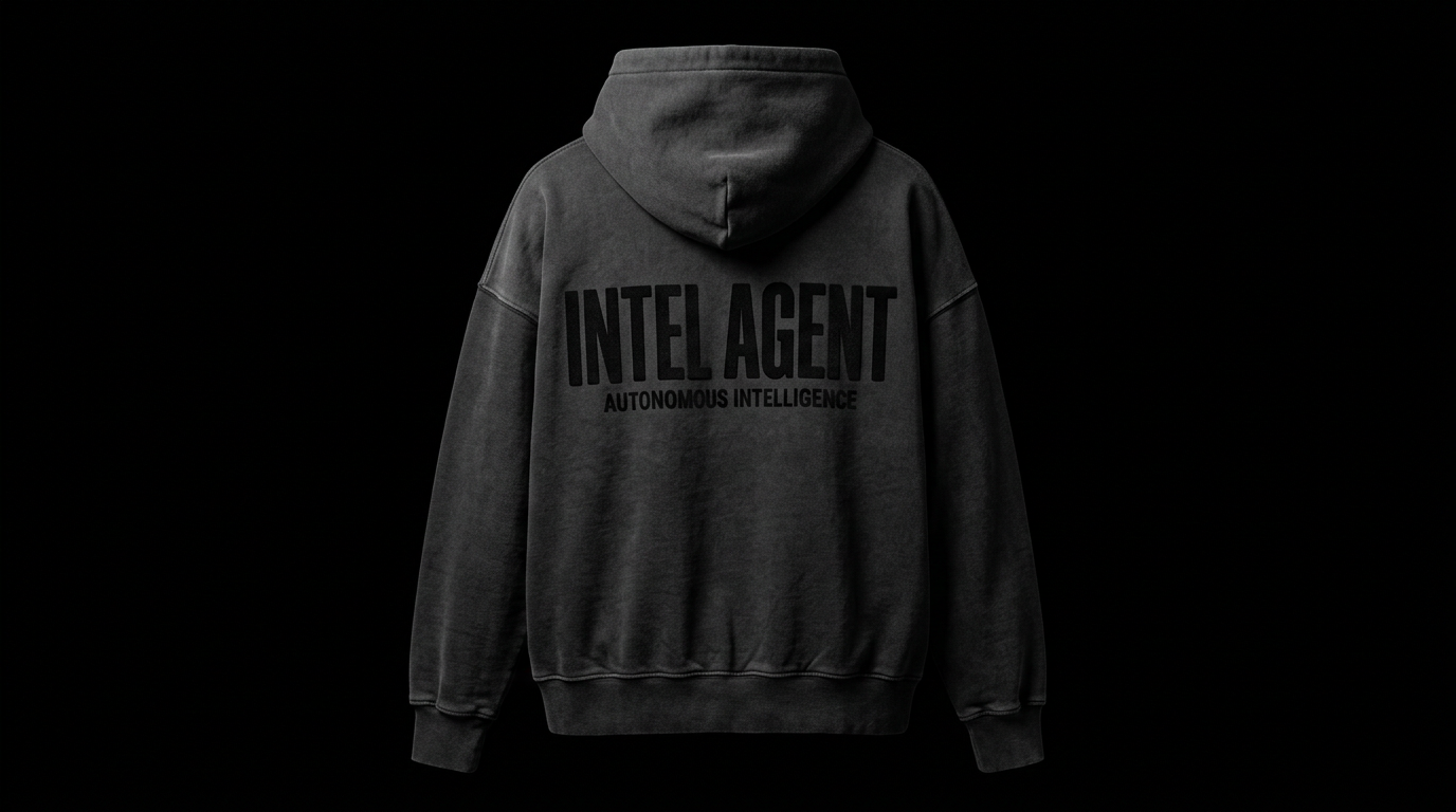 Oversized Pullover Hoodie Back